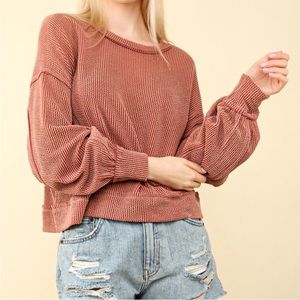 New In Brand Slouchy Knit Top